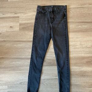 GAP Women's Charcoal Skinny Jeans